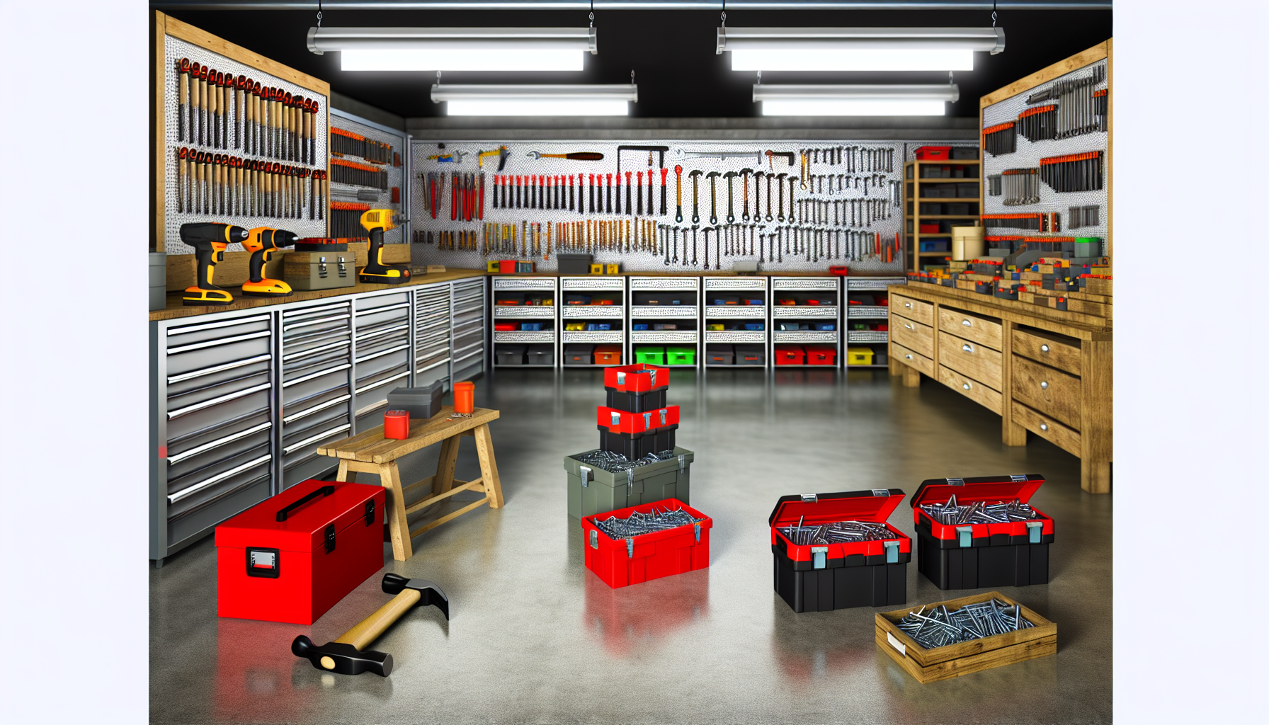 a garage full of tools