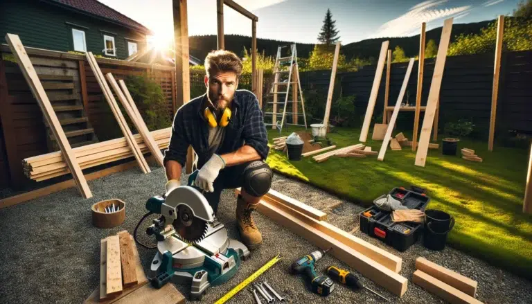 Slik velger du riktig verktøy for å bygge en pergola – illustrasjon
